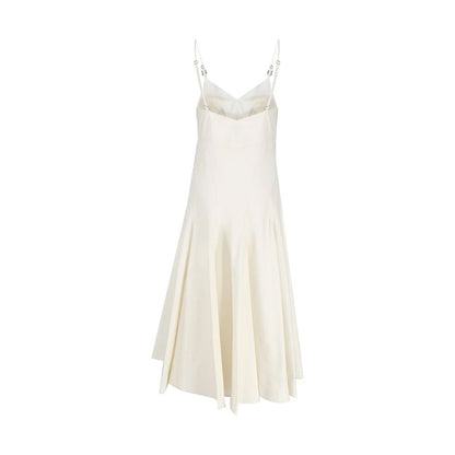 Bottega Veneta Weißes Baumwoll-Freizeitkleid