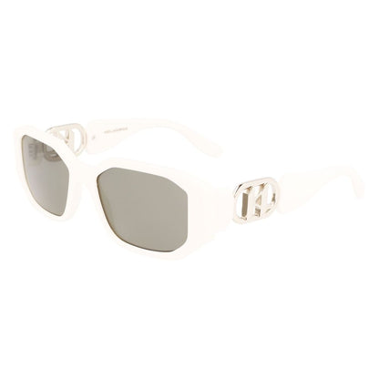 Karl Lagerfeld Weiße Sonnenbrille aus injected Material