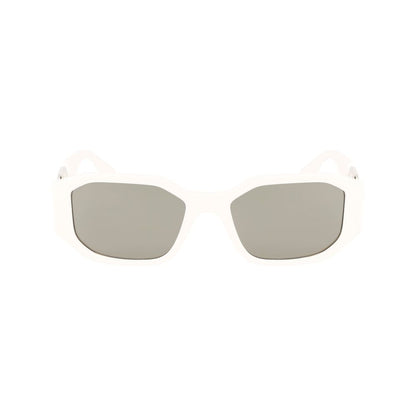 Karl Lagerfeld Weiße Sonnenbrille aus injected Material