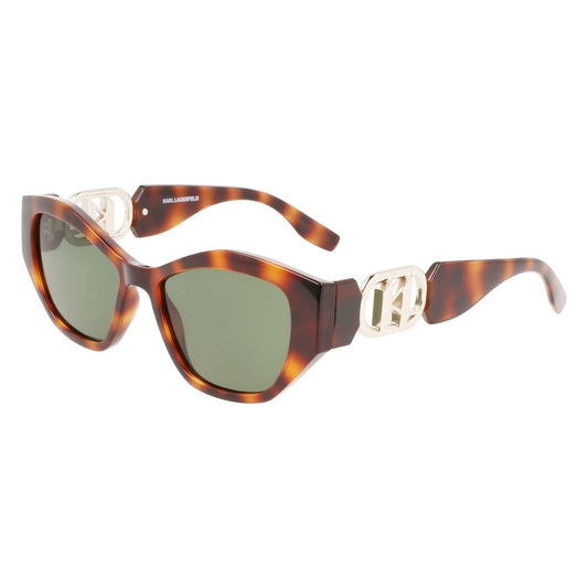 Karl Lagerfeld Braune Spritzguss-Sonnenbrille