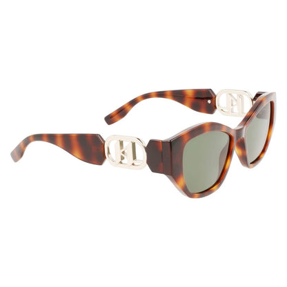 Karl Lagerfeld Braune Spritzguss-Sonnenbrille