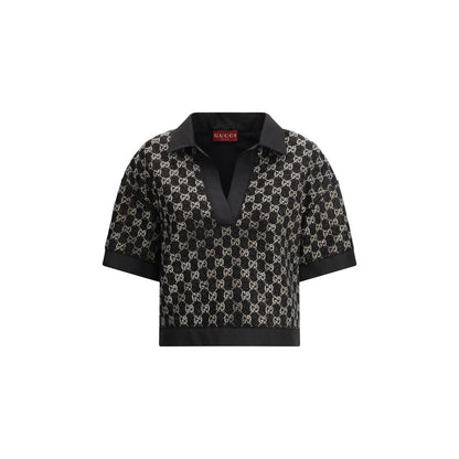 Gucci Schwarzes Viskose-Hemd