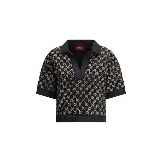 Gucci Schwarzes Viskose-Hemd
