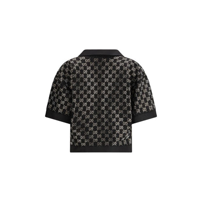 Gucci Schwarzes Viskose-Hemd