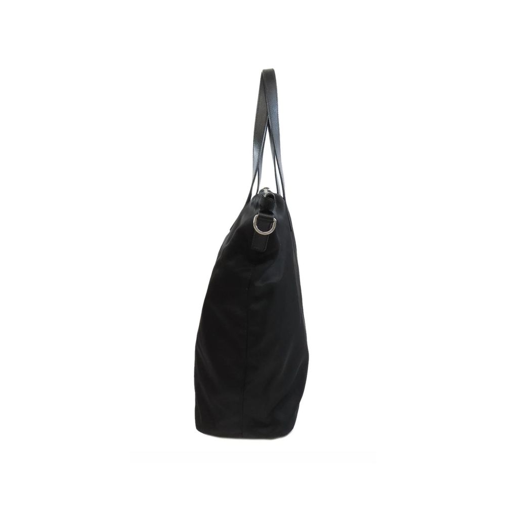 Prada Schwarze Nylon-Tragetasche