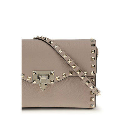 Valentino Garavani Multicolor Calf Leather Bos Taurus Schultertasche