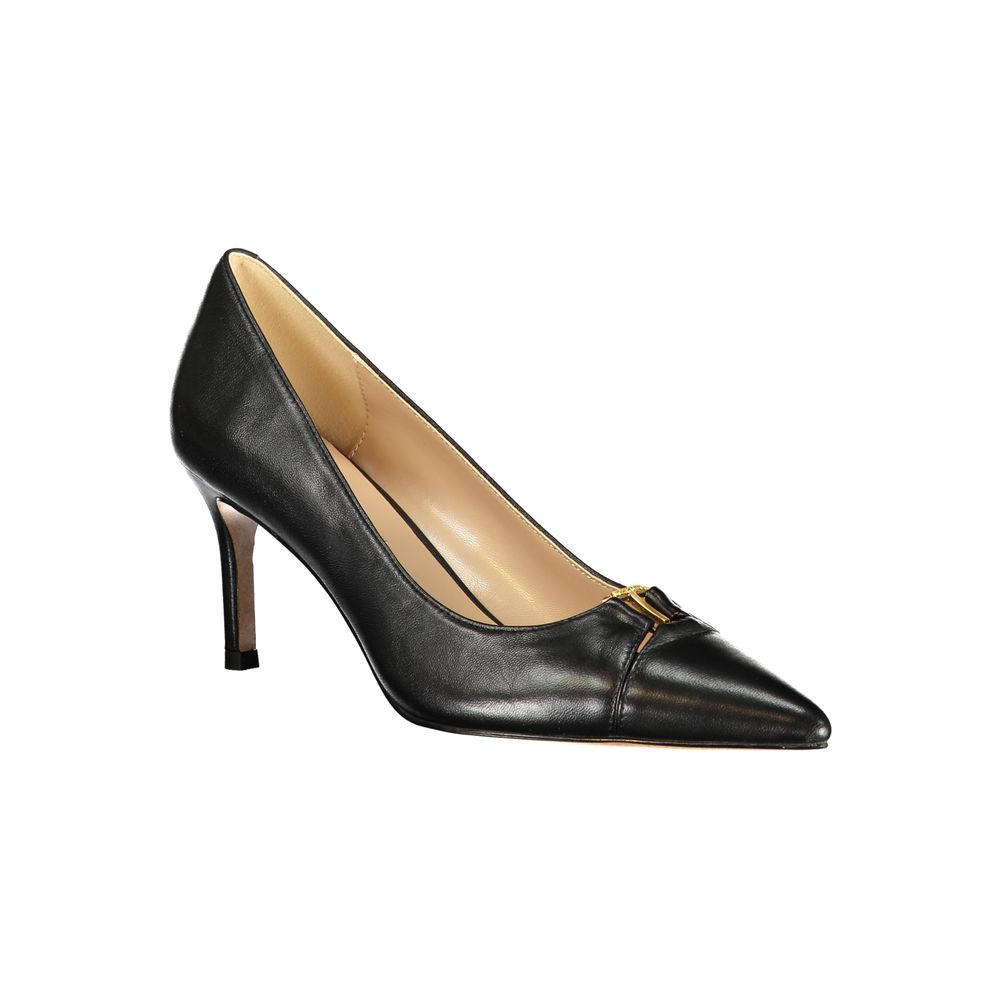 Twinset Schwarzer Damen-Klassiker aus Leder