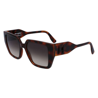 Karl Lagerfeld Braune Spritzguss-Sonnenbrille