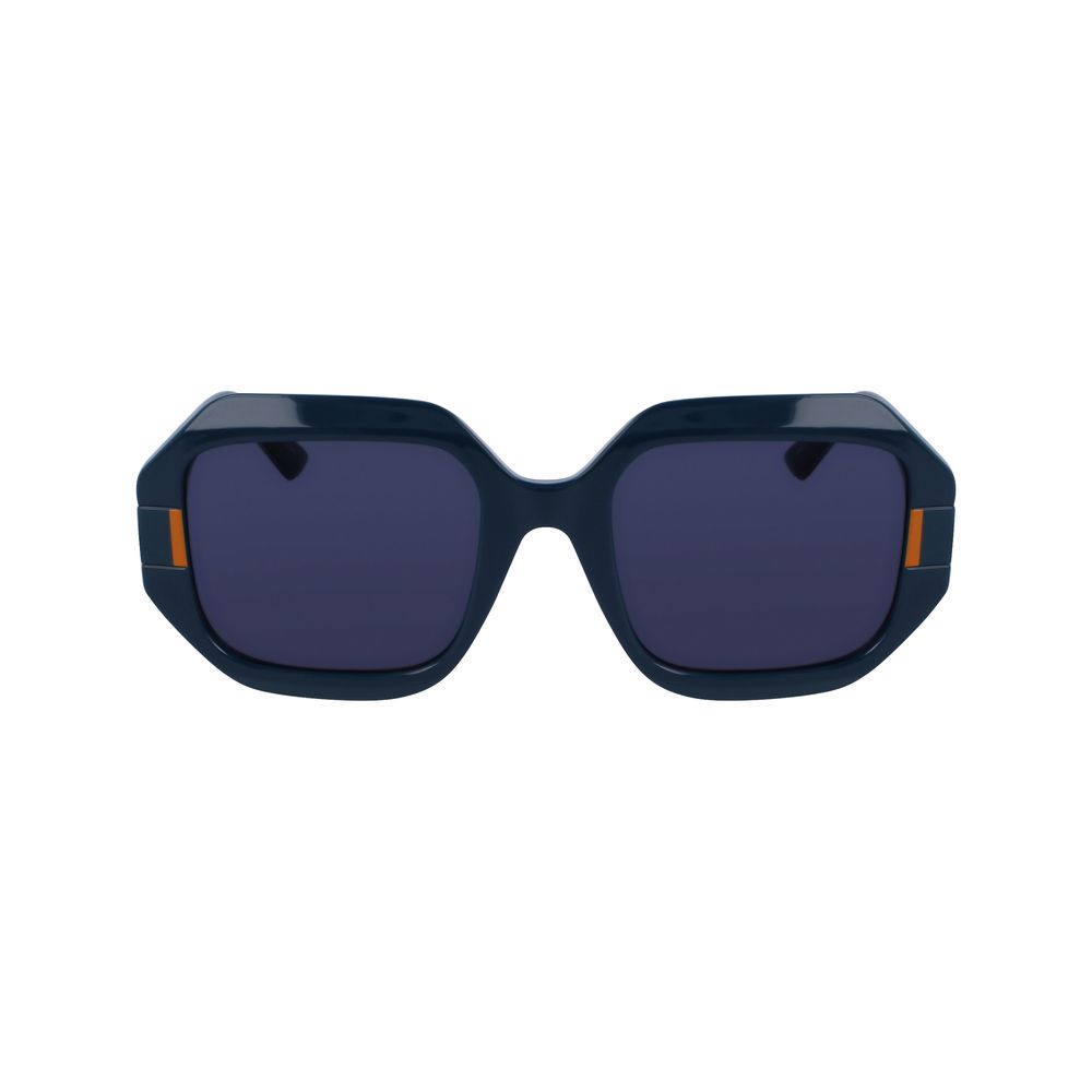 Karl Lagerfeld Sonnenbrille mit blauen Einsätzen