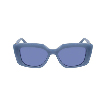 Karl Lagerfeld Blaue Sonnenbrille aus Acetat