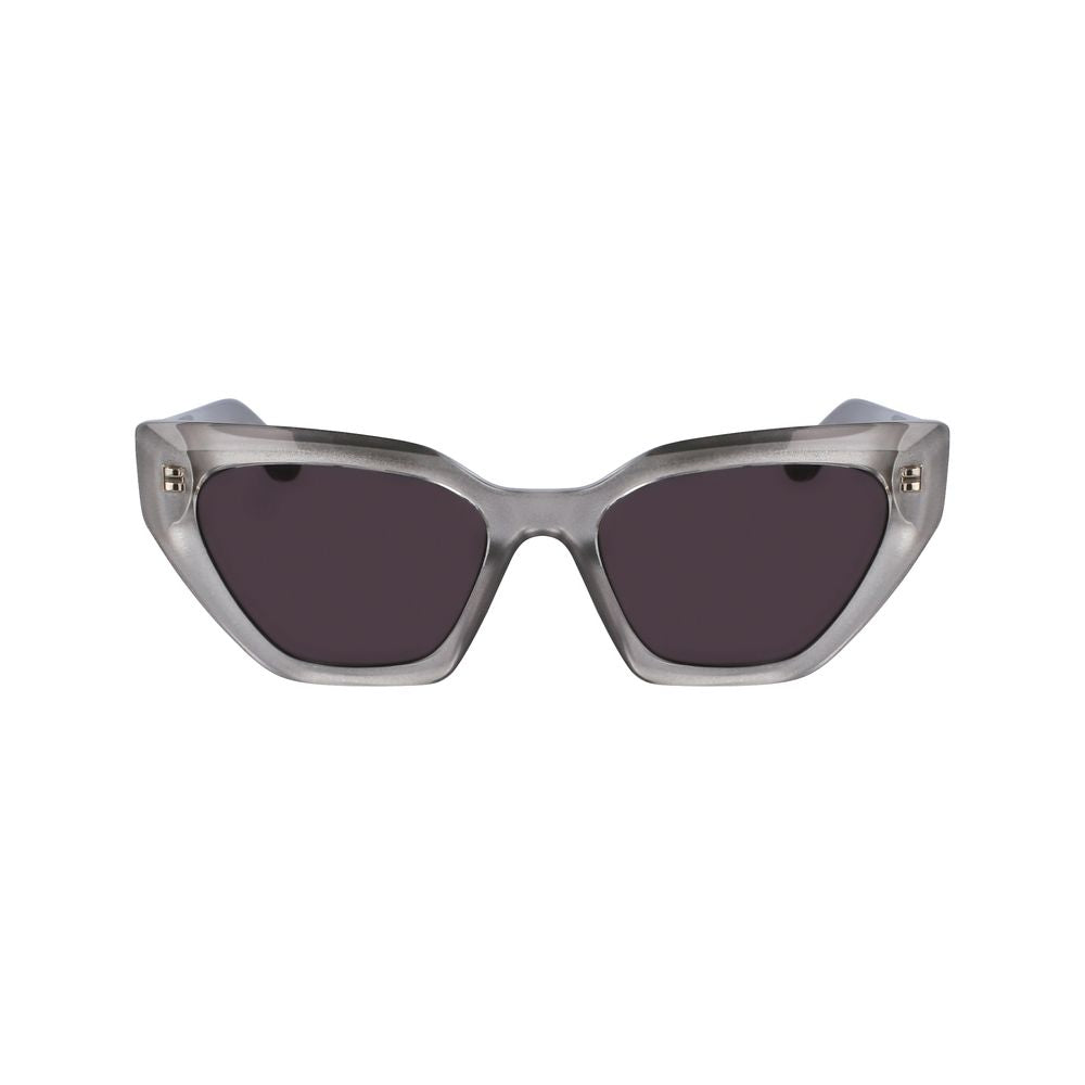 Karl Lagerfeld Graue Sonnenbrille mit Einspritzung