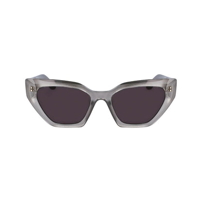 Karl Lagerfeld Graue Sonnenbrille mit Einspritzung