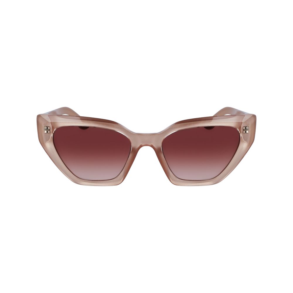 Karl Lagerfeld Braune Spritzguss-Sonnenbrille