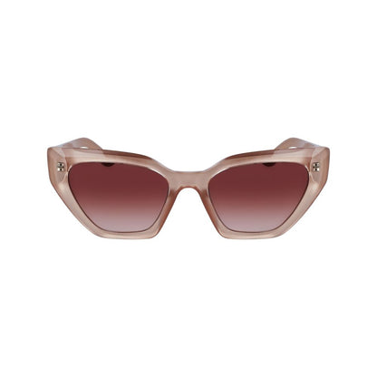 Karl Lagerfeld Braune Spritzguss-Sonnenbrille