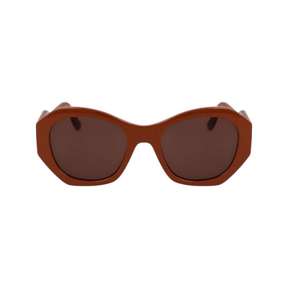 Karl Lagerfeld Braune Spritzguss-Sonnenbrille