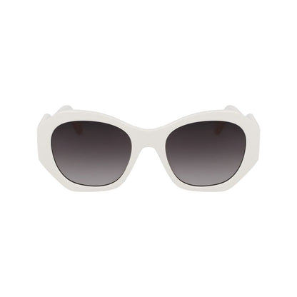 Karl Lagerfeld Weiße Sonnenbrille aus injected Material