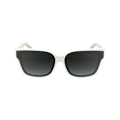 Karl Lagerfeld Weiße Sonnenbrille aus Acetat