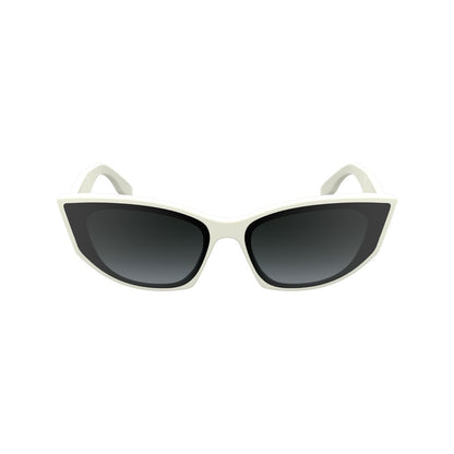 Karl Lagerfeld Weiße Sonnenbrille aus Acetat