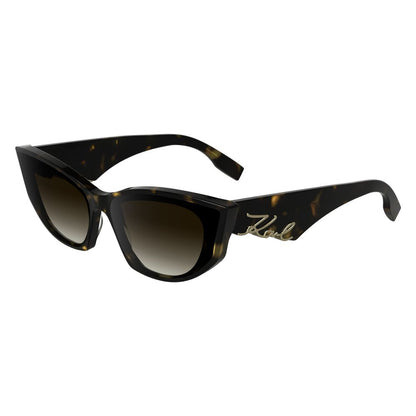 Karl Lagerfeld Schwarze Sonnenbrille aus Acetat