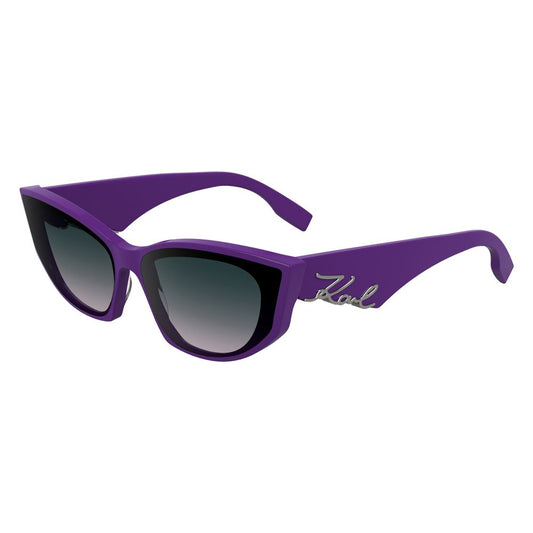 Karl Lagerfeld Sonnenbrille aus violettem Acetat
