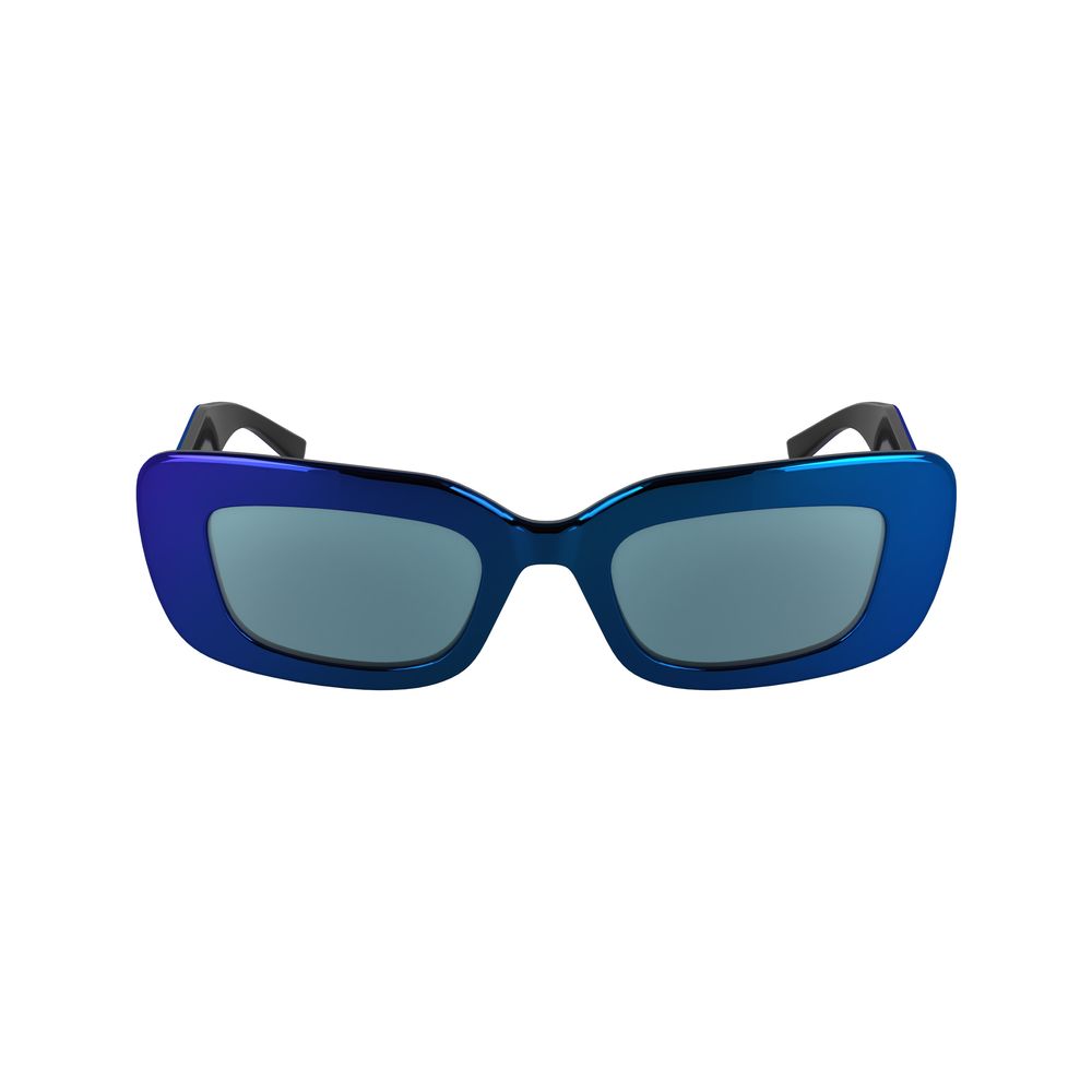 Karl Lagerfeld Sonnenbrille mit blauen Einsätzen