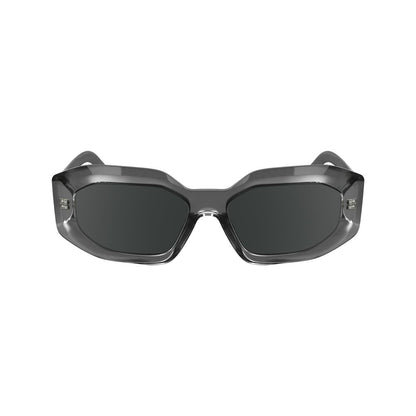 Karl Lagerfeld Graue Sonnenbrille mit Einspritzung