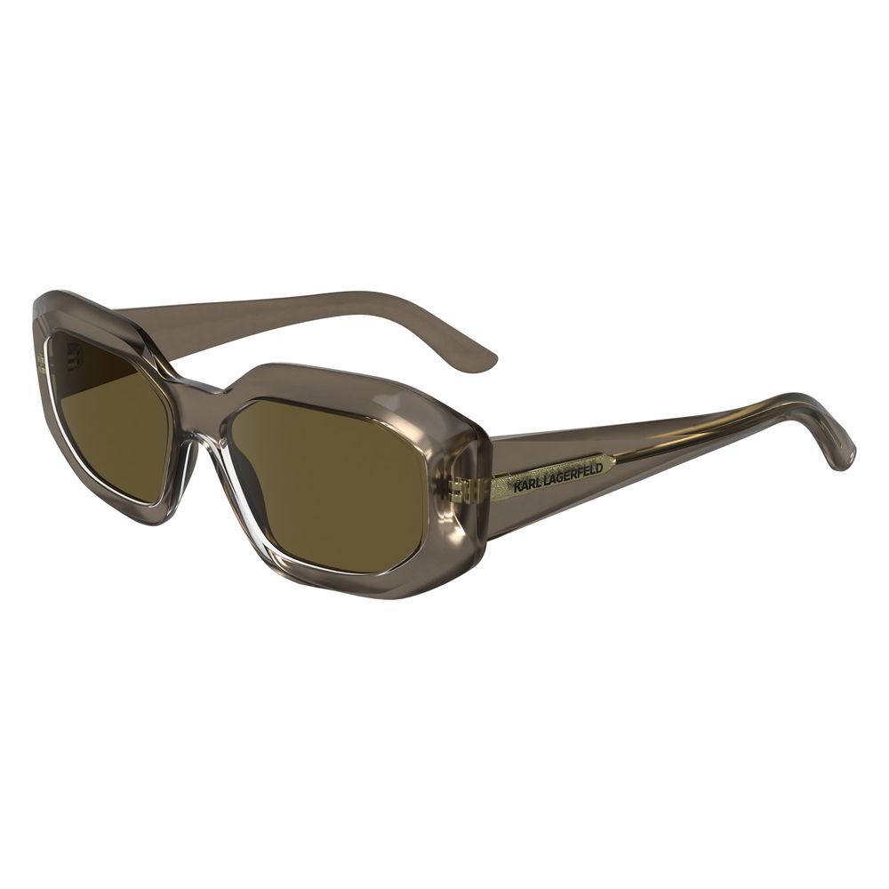 Karl Lagerfeld Graue Sonnenbrille mit Einspritzung