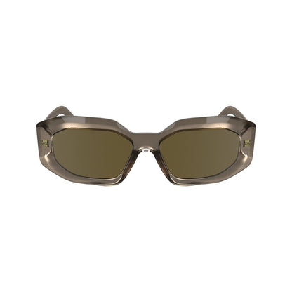 Karl Lagerfeld Graue Sonnenbrille mit Einspritzung