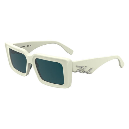Karl Lagerfeld Weiße Sonnenbrille aus Acetat