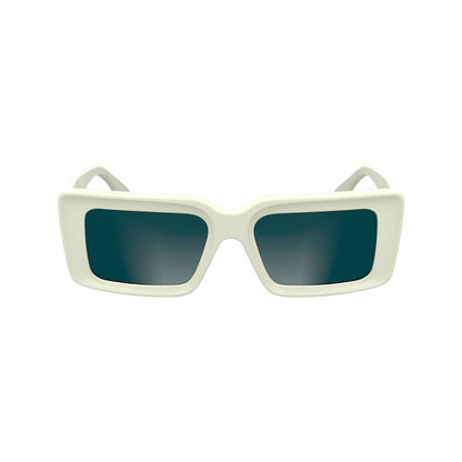 Karl Lagerfeld Weiße Sonnenbrille aus Acetat