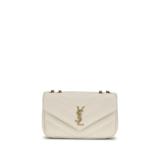 Saint Laurent Beige Lamm Ovis Aries Aries Schultertasche