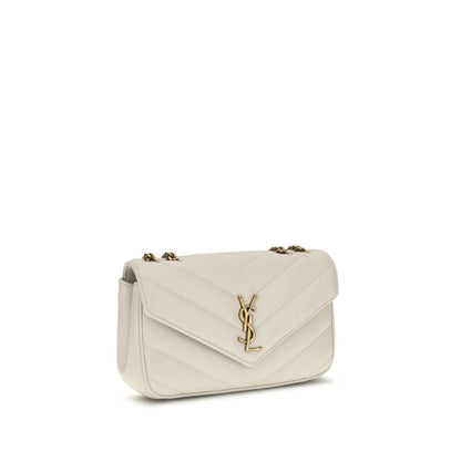 Saint Laurent Beige Lamm Ovis Aries Aries Schultertasche