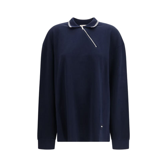Miu Miu Blaues Baumwoll-Polohemd
