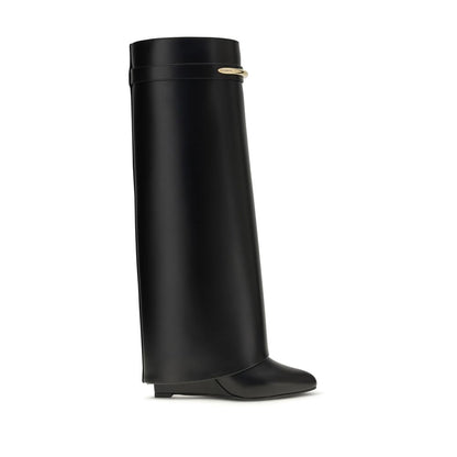 Givenchy Schwarze Bos Taurus Kalbsleder Chelsea Boots