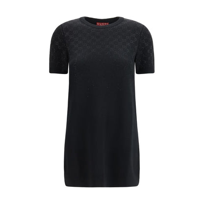 Gucci Schwarzes Wollkleid für den Alltag