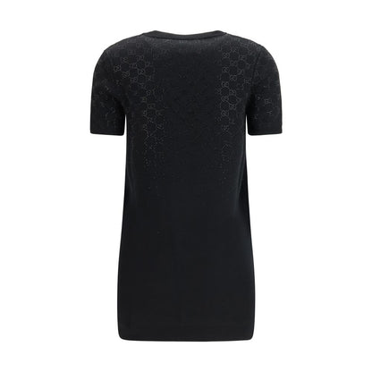 Gucci Schwarzes Wollkleid für den Alltag