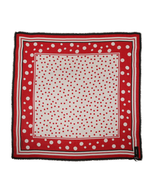Dolce & Gabbana Rotes Polka-Dot-Foulard