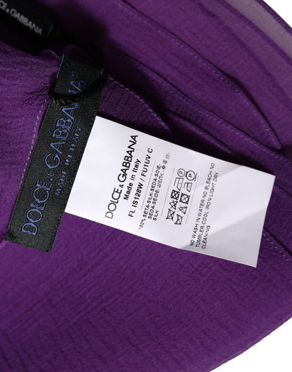 Dolce & Gabbana Foulard, colore viola, in seta