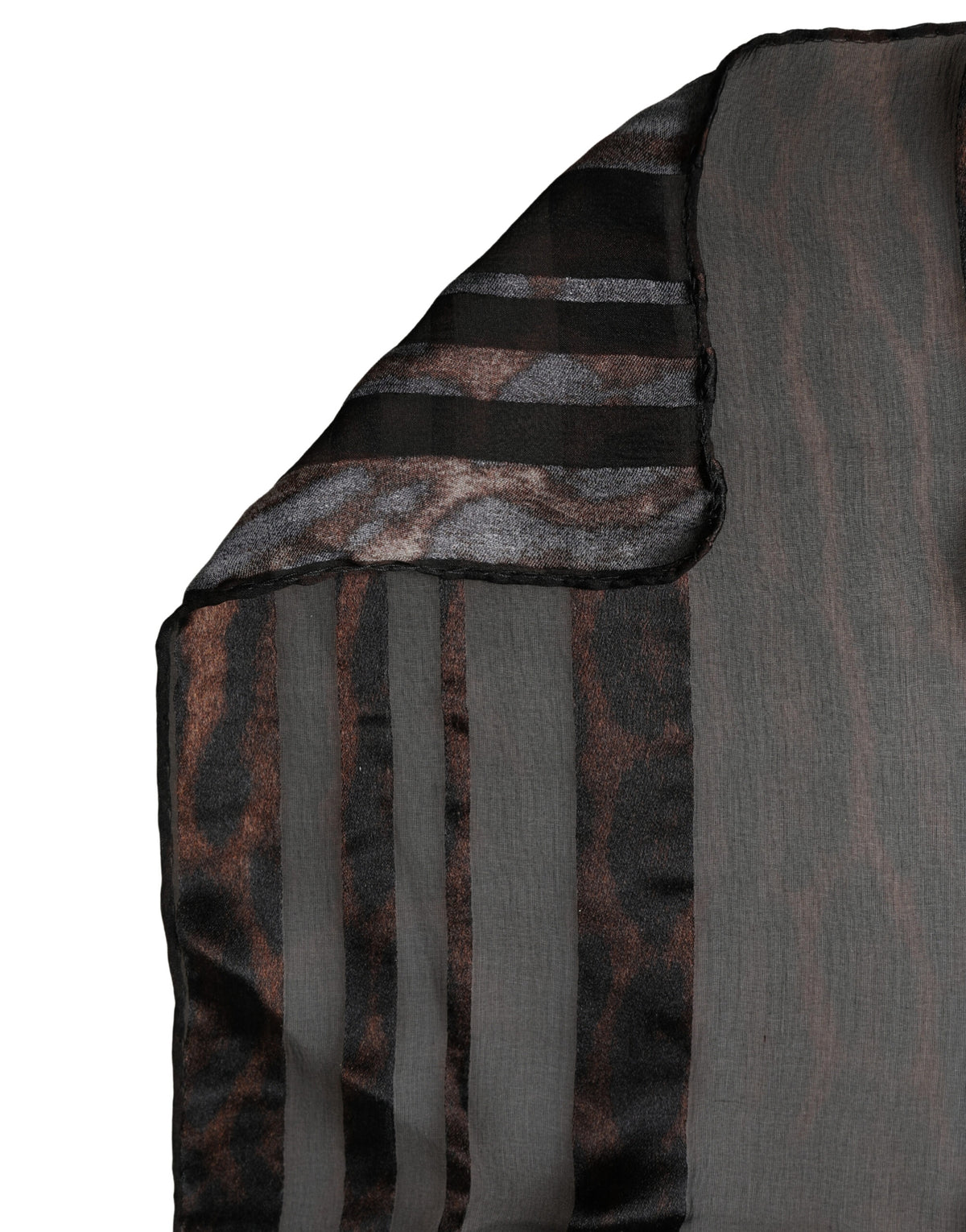 Dolce & Gabbana Black Silk Scarf