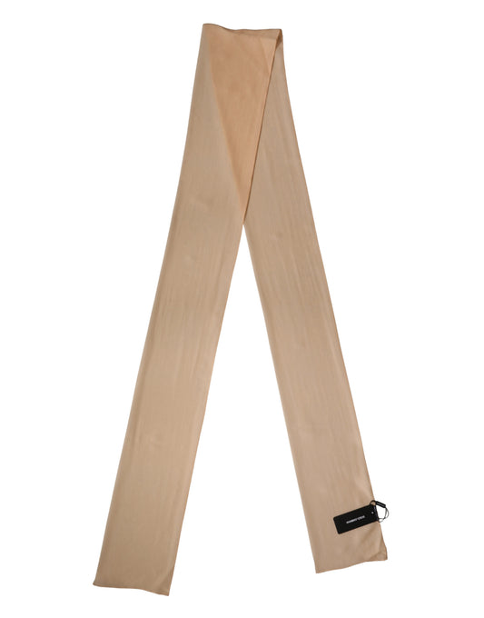 Dolce & Gabbana Beige Seiden-Schal