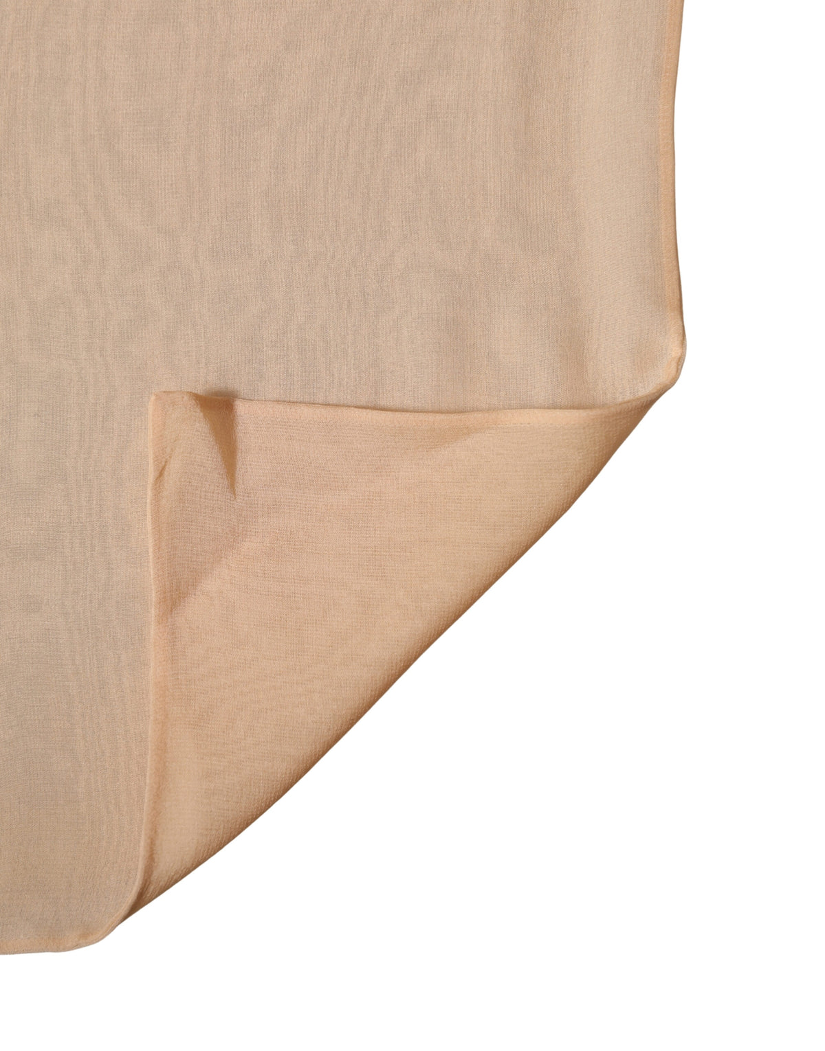 Dolce & Gabbana Stola foulard beige in seta 292 × 19 cm