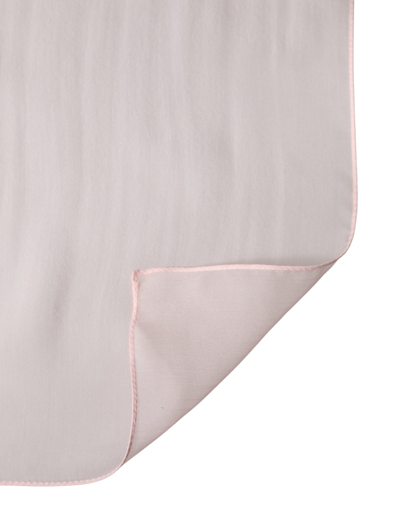 Dolce & Gabbana Hellrosa Seiden-Halstuch Foulard 91,5 cm x 88 cm Schal