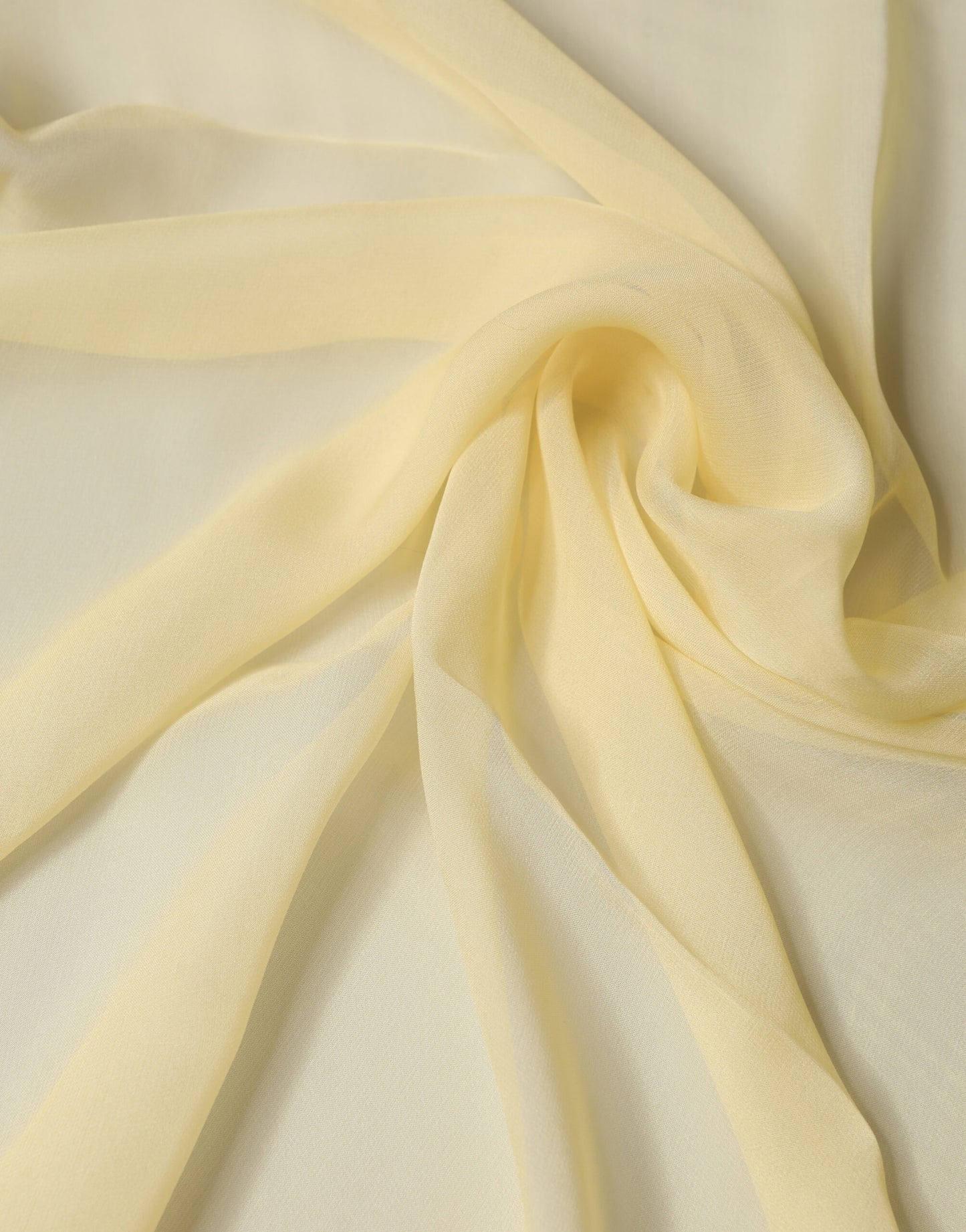 Dolce & Gabbana Hellgelber Seiden-Wickelschal Foulard 100cm x 99cm Schal