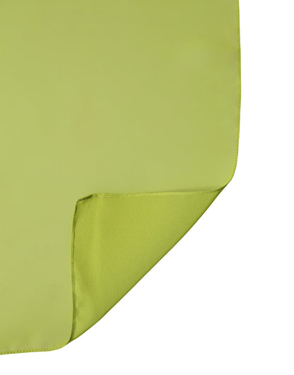 Dolce & Gabbana Gelbgrüner Wickelschal Foulard 131cm x 99,5cm Schal