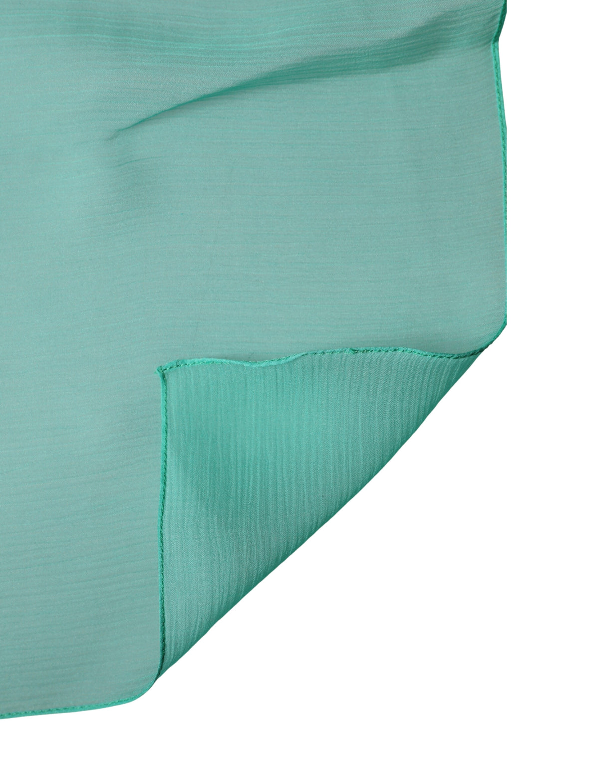 Dolce & Gabbana Foulard verde chiaro in seta 131 × 126,5 cm