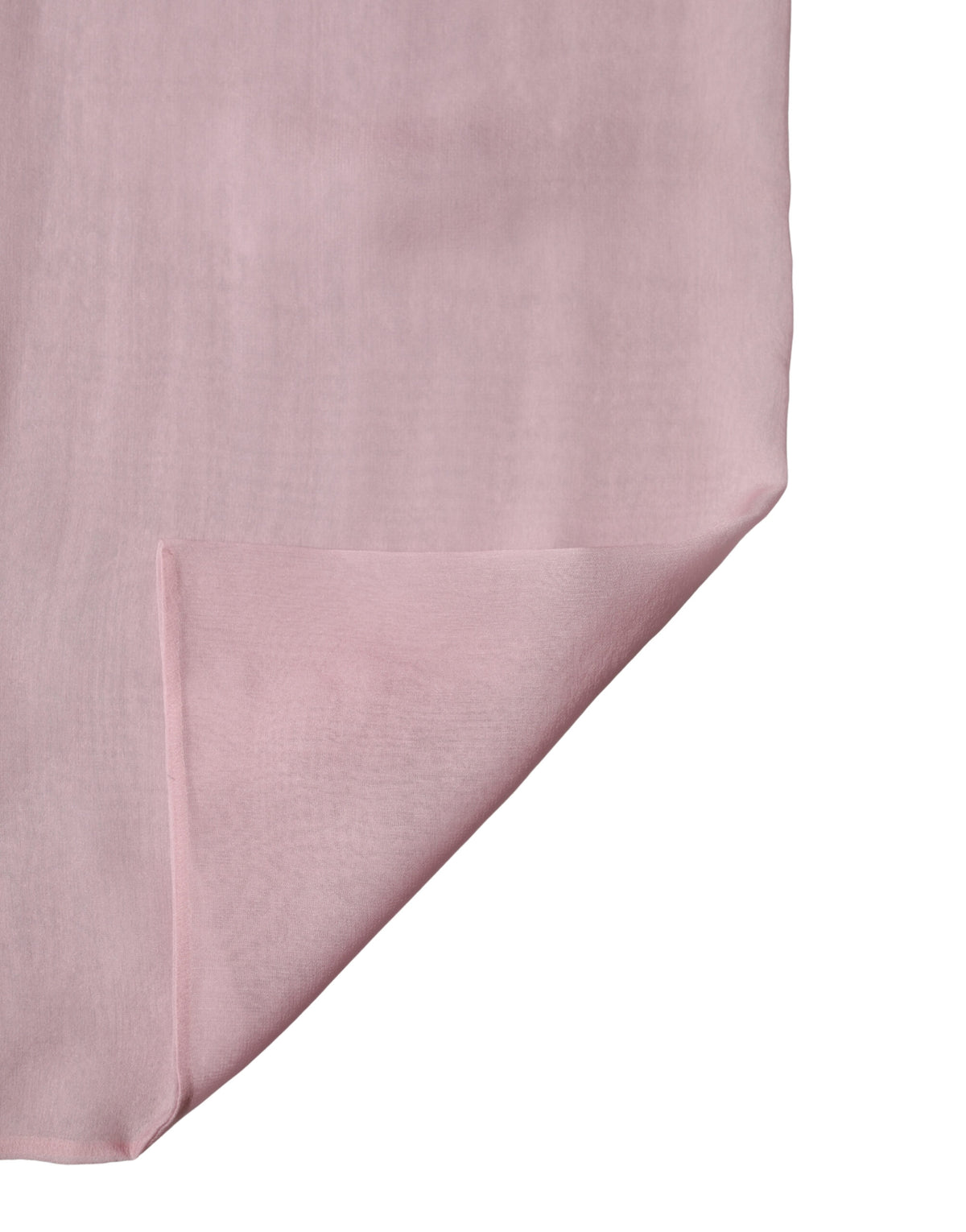 Dolce & Gabbana Foulard a fascia rosa in seta 291 × 19 cm