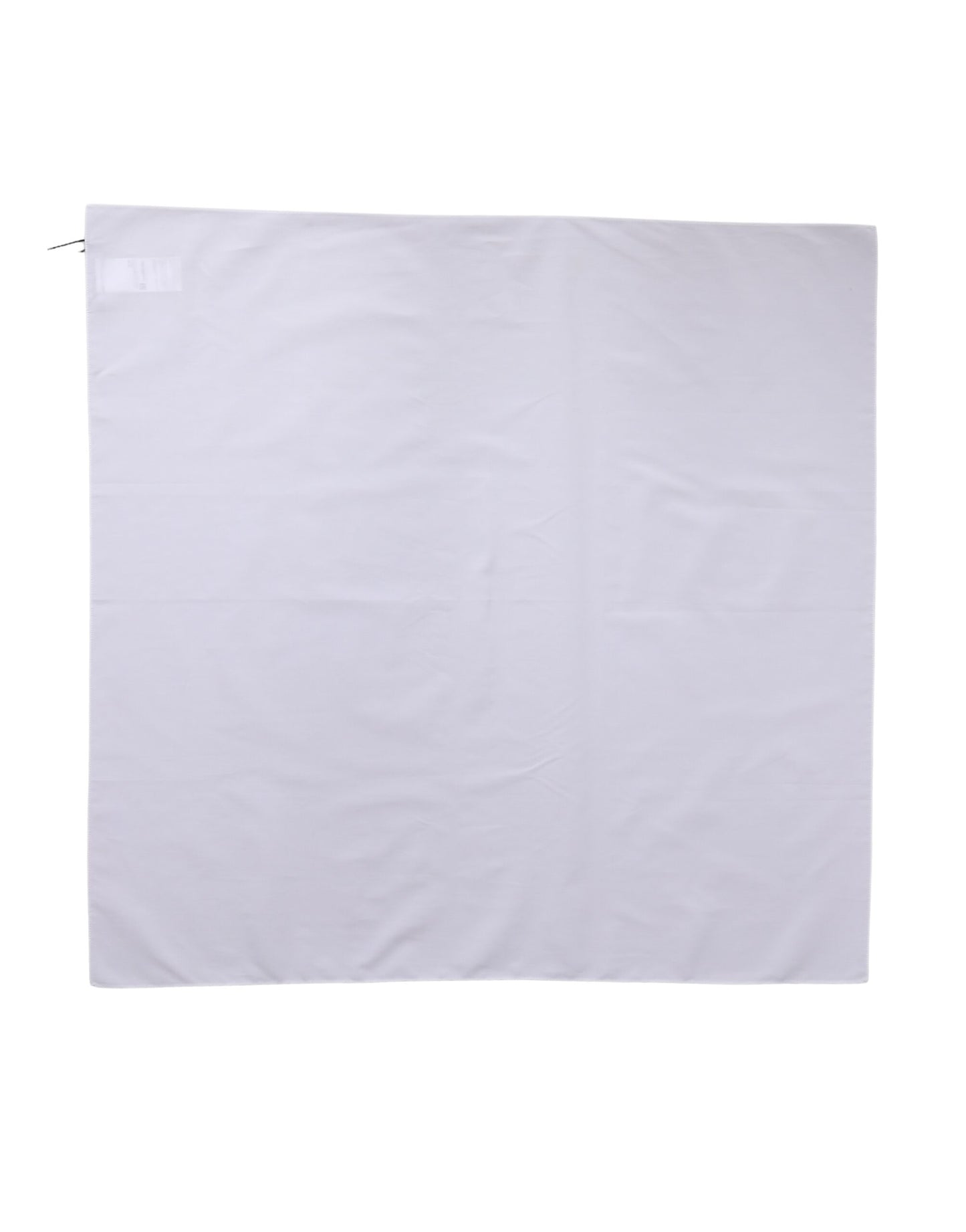 Dolce & Gabbana Weißer Baumwoll-Wickel-Schal im Quadrat 71cm x 70cm Schal
