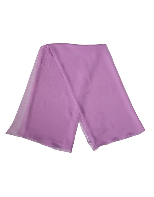 Dolce & Gabbana Light Purple Silk Foulard Scarf 114 × 114 cm