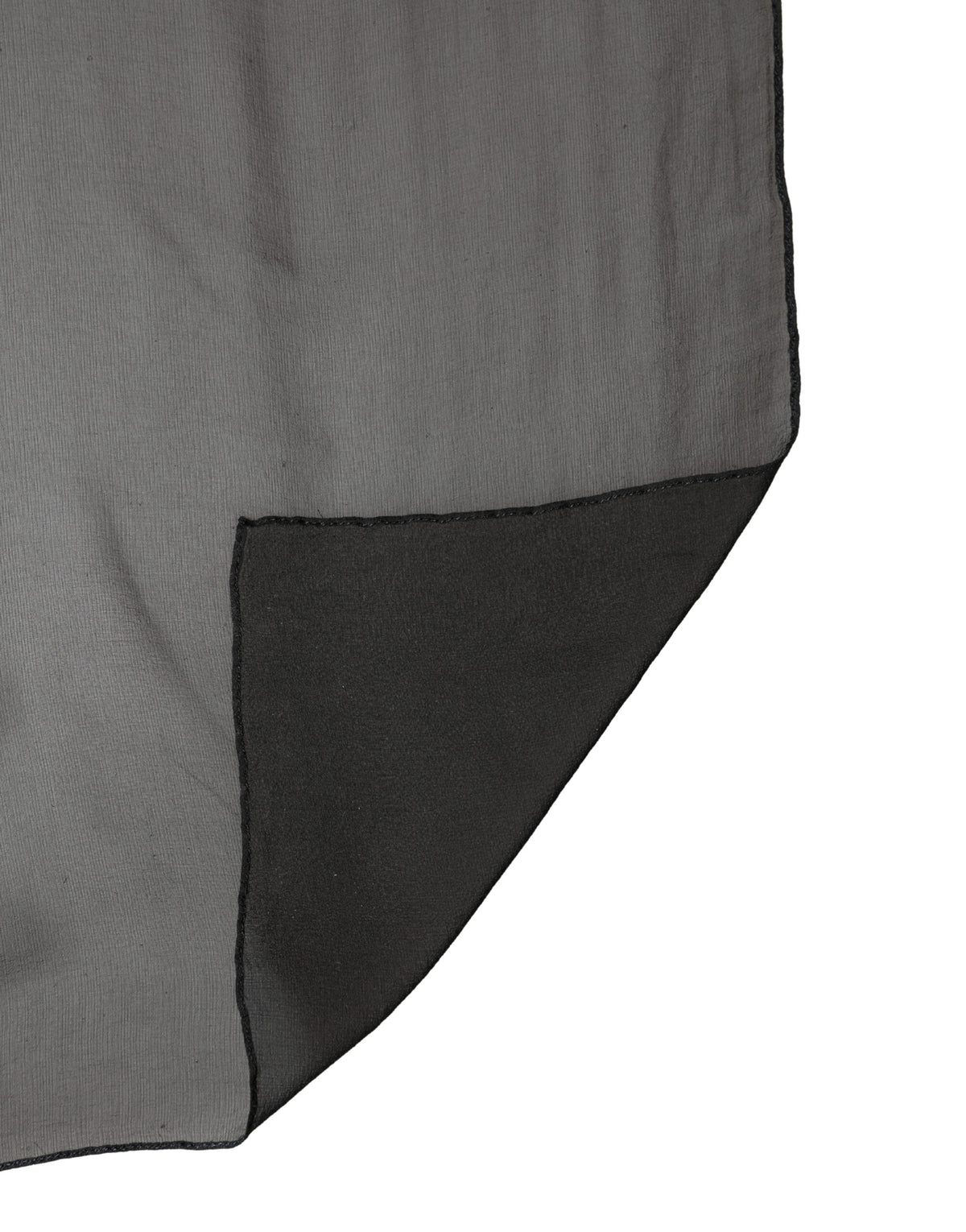 Dolce & Gabbana Schwarzer Seiden-Nackenwickel-Schal Stola 167cm x 126cm