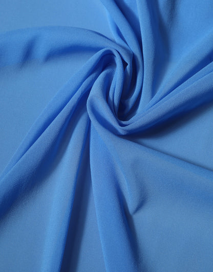Dolce & Gabbana blaue Seiden-Stola – Detail